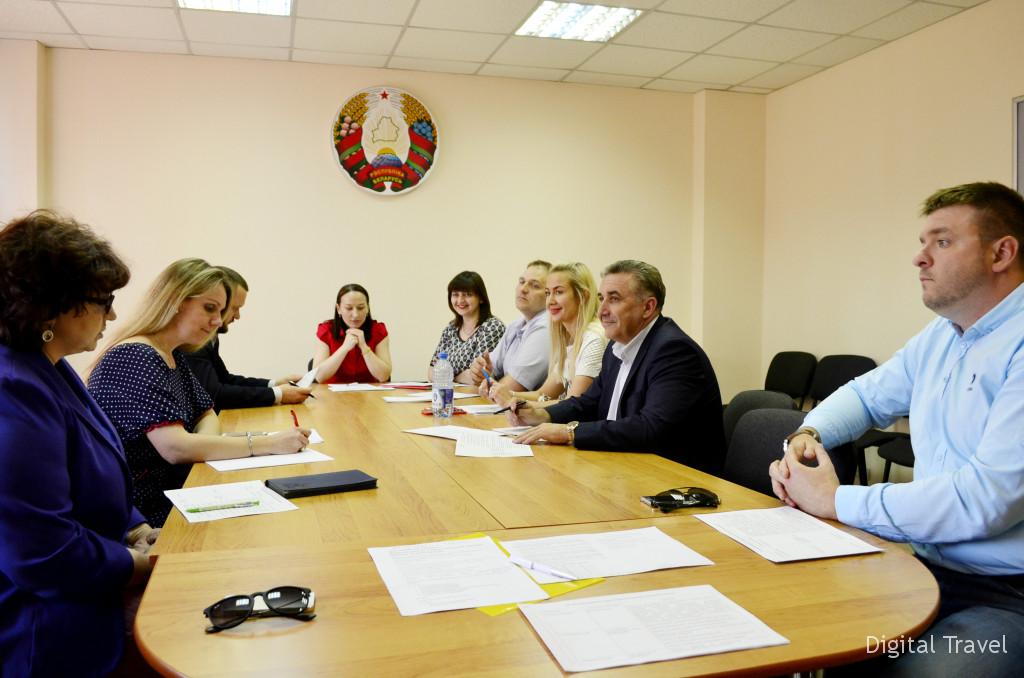 Заседание рабочей группы по организации конкурса "Познай Беларусь" в Нацагентстве по туризму. 